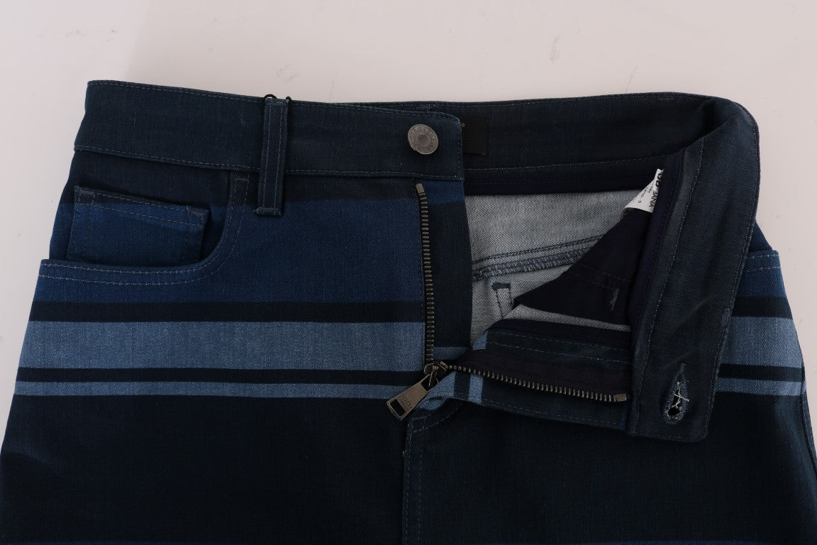 Dolce & Gabbana Schicker blauer Jeans-Minirock
