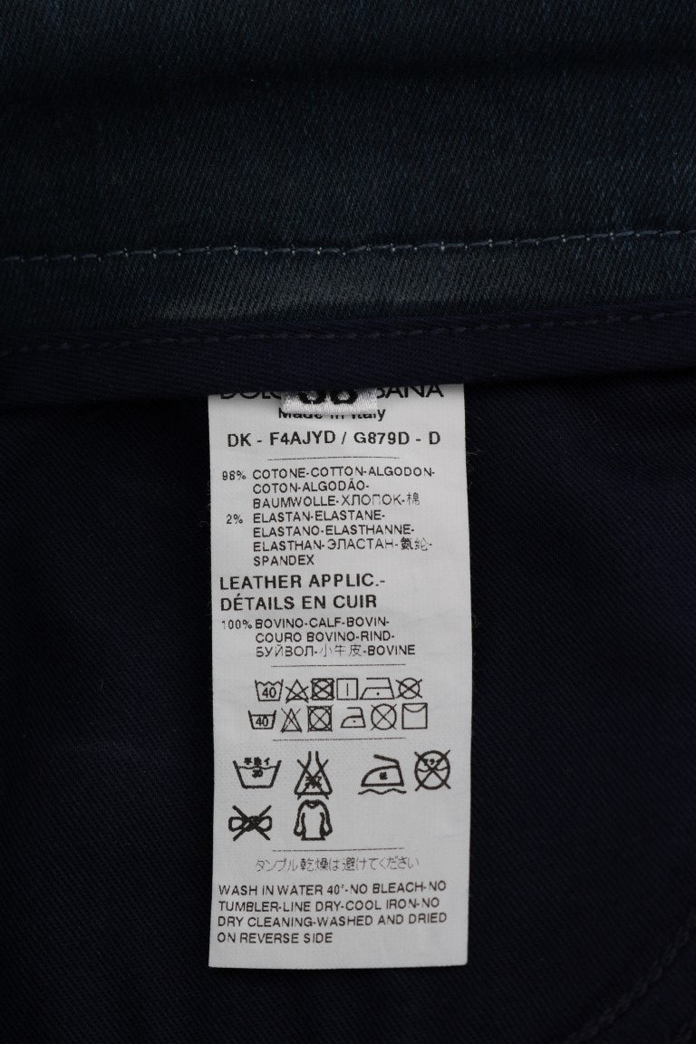 Dolce & Gabbana Schicker blauer Jeans-Minirock