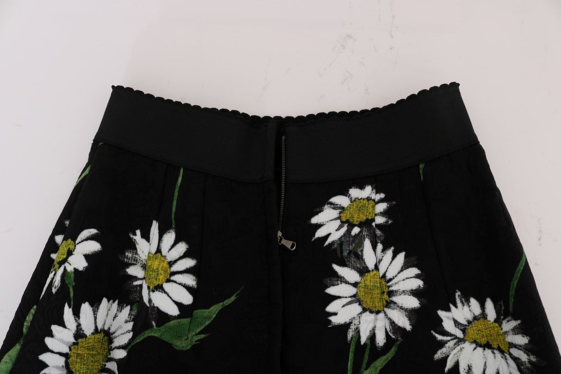 Dolce & Gabbana Verzierter A-Linien-Rock bis zur Mitte der Wade