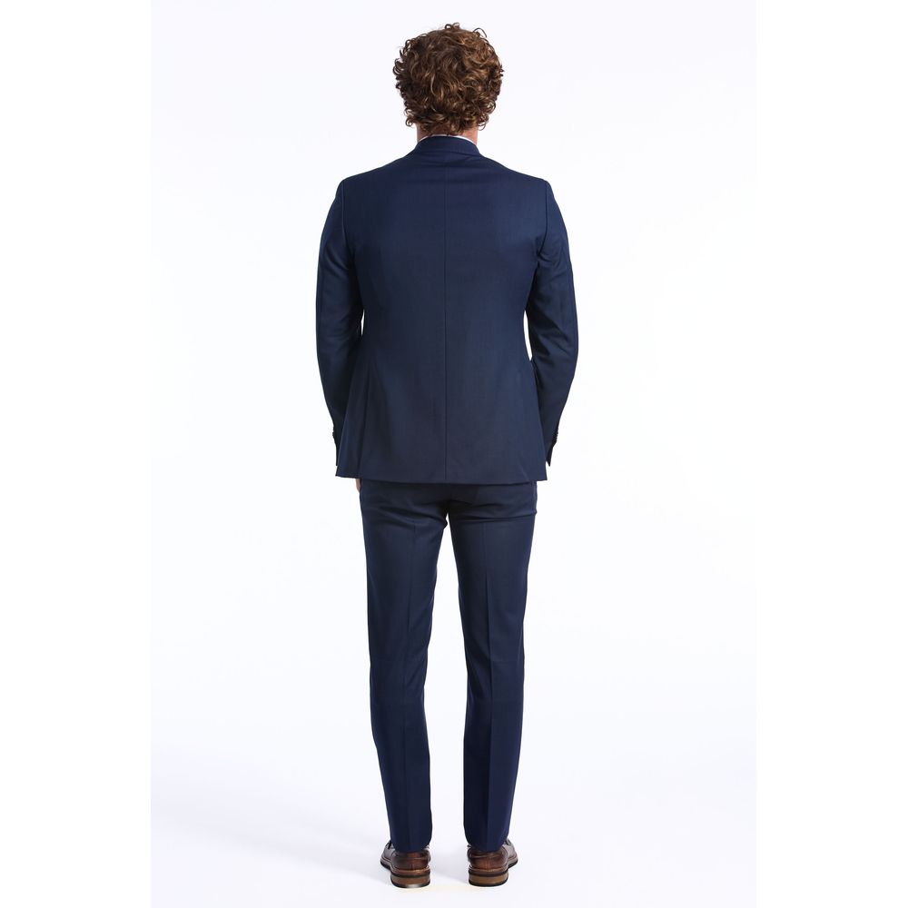 Baldinini Trend Blauer Wollanzug für Herren