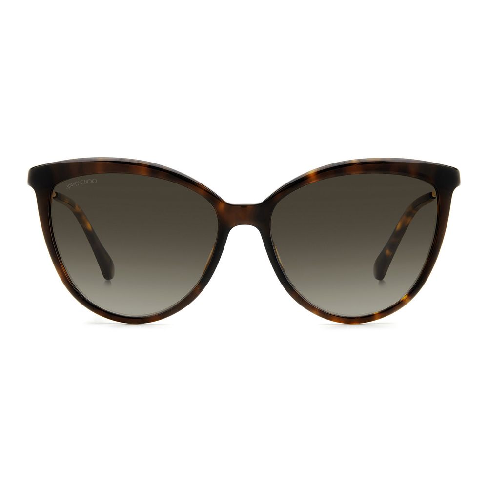 Ochelari de soare Jimmy Choo maro din metal
