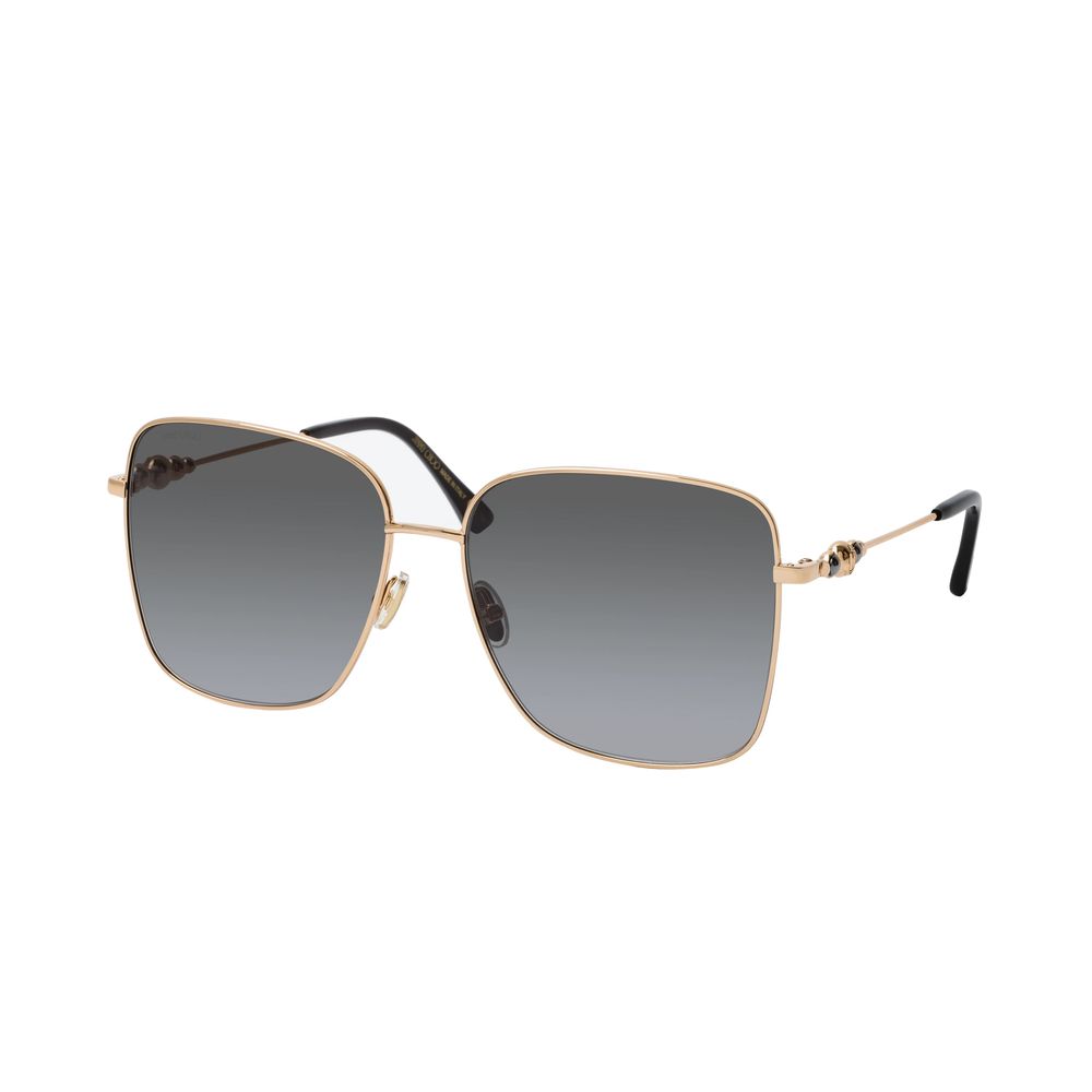 Ochelari de soare Jimmy Choo din metal auriu