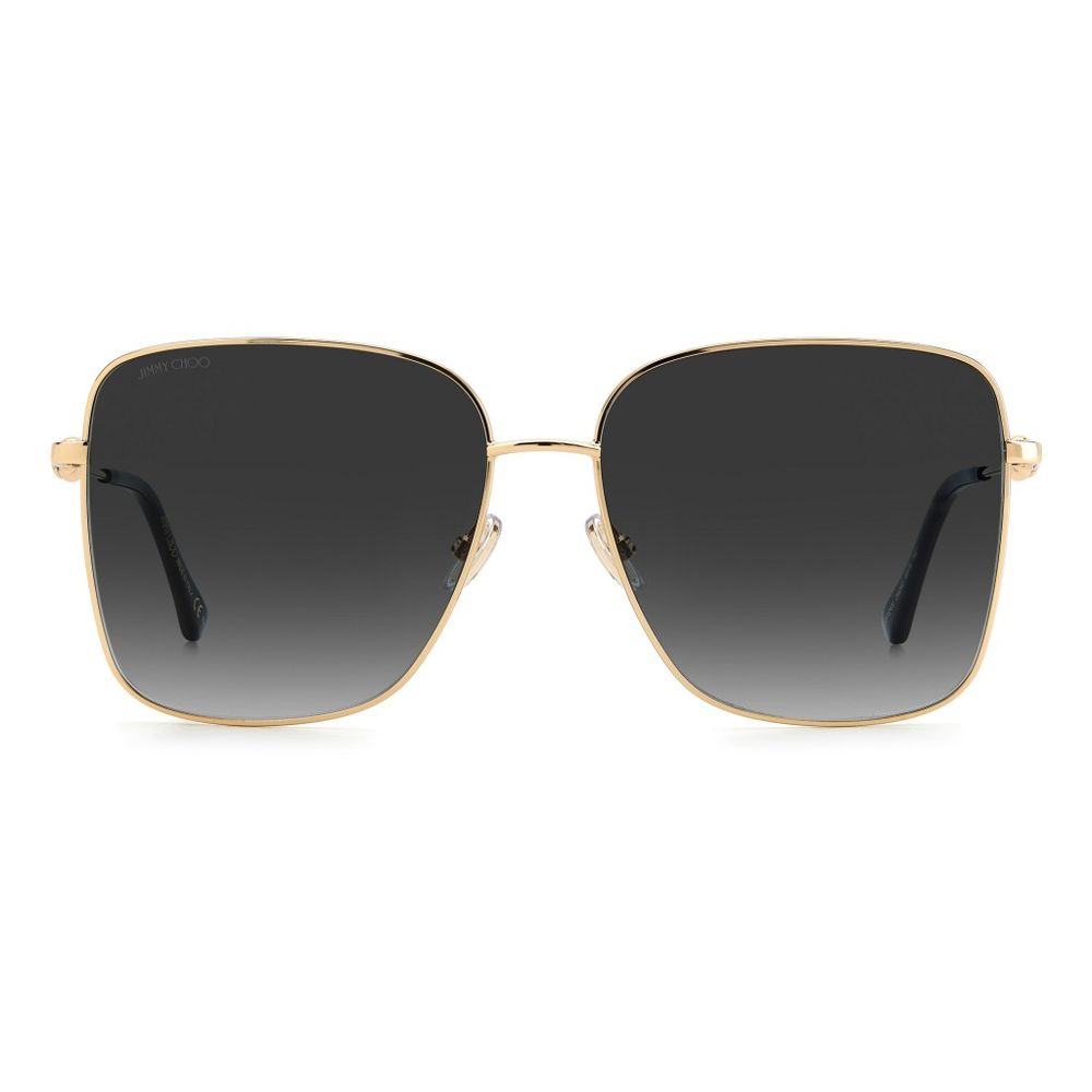 Ochelari de soare Jimmy Choo din metal auriu