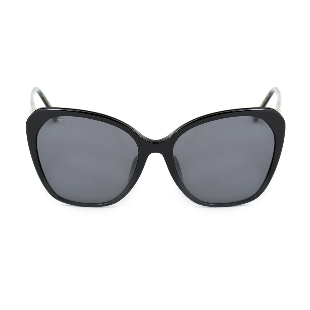 Ochelari de soare Jimmy Choo din metal negru