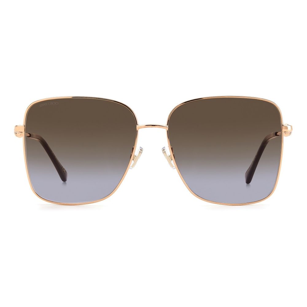 Ochelari de soare Jimmy Choo din metal auriu
