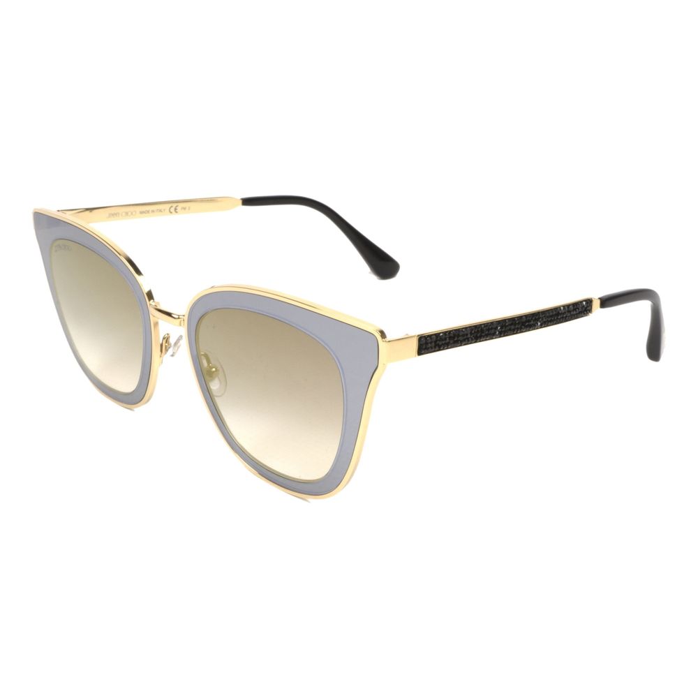 Ochelari de soare Jimmy Choo din metal auriu