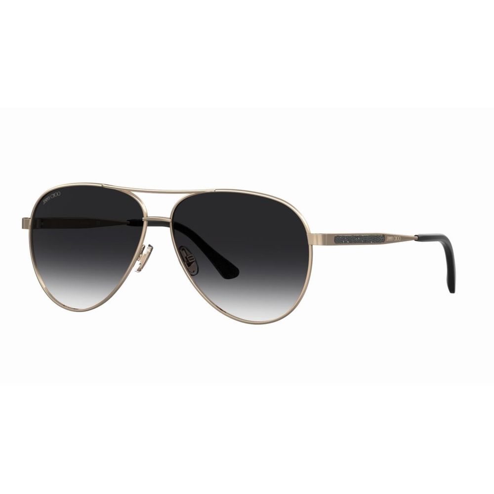 Ochelari de soare Jimmy Choo din metal auriu