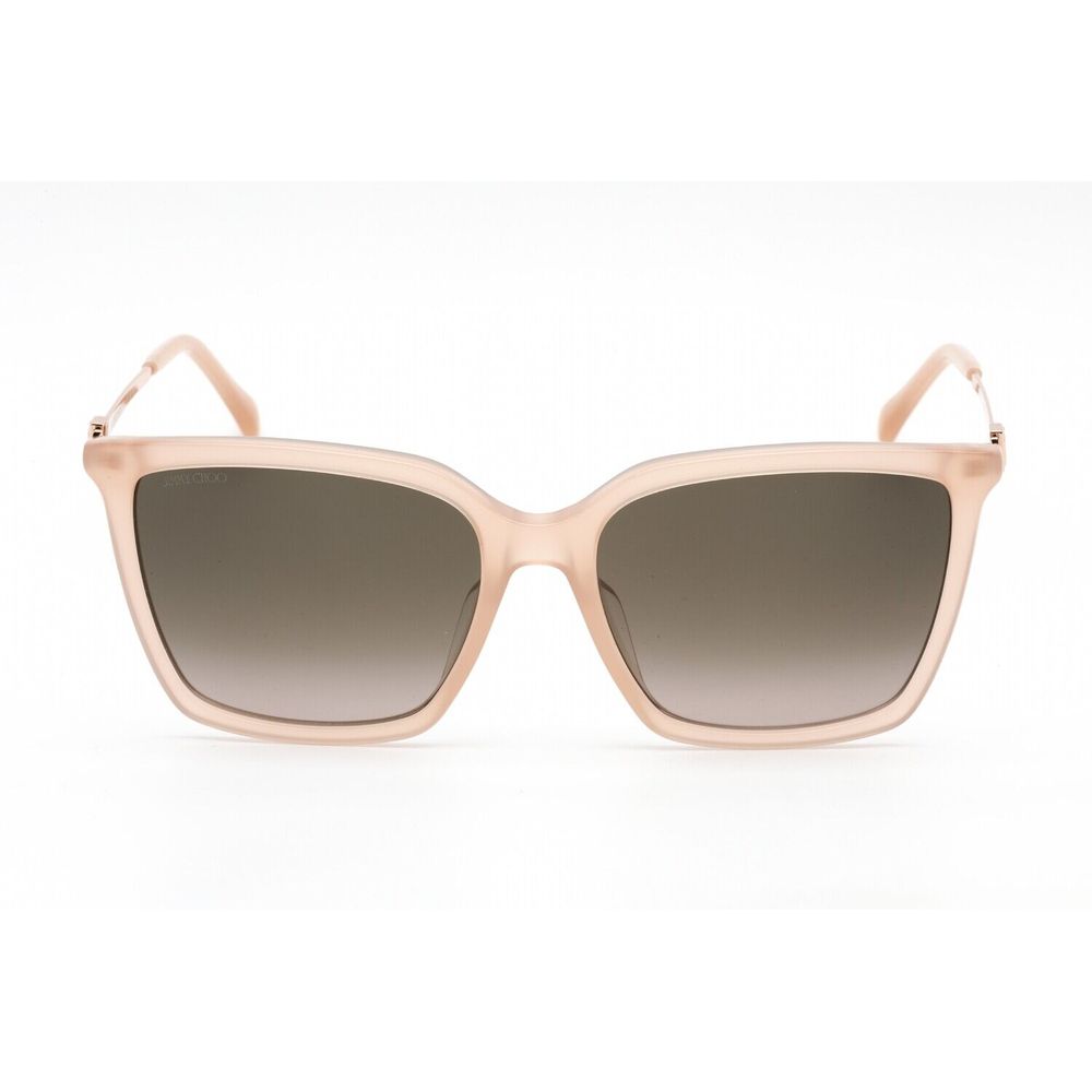 Ochelari de soare Jimmy Choo din metal auriu