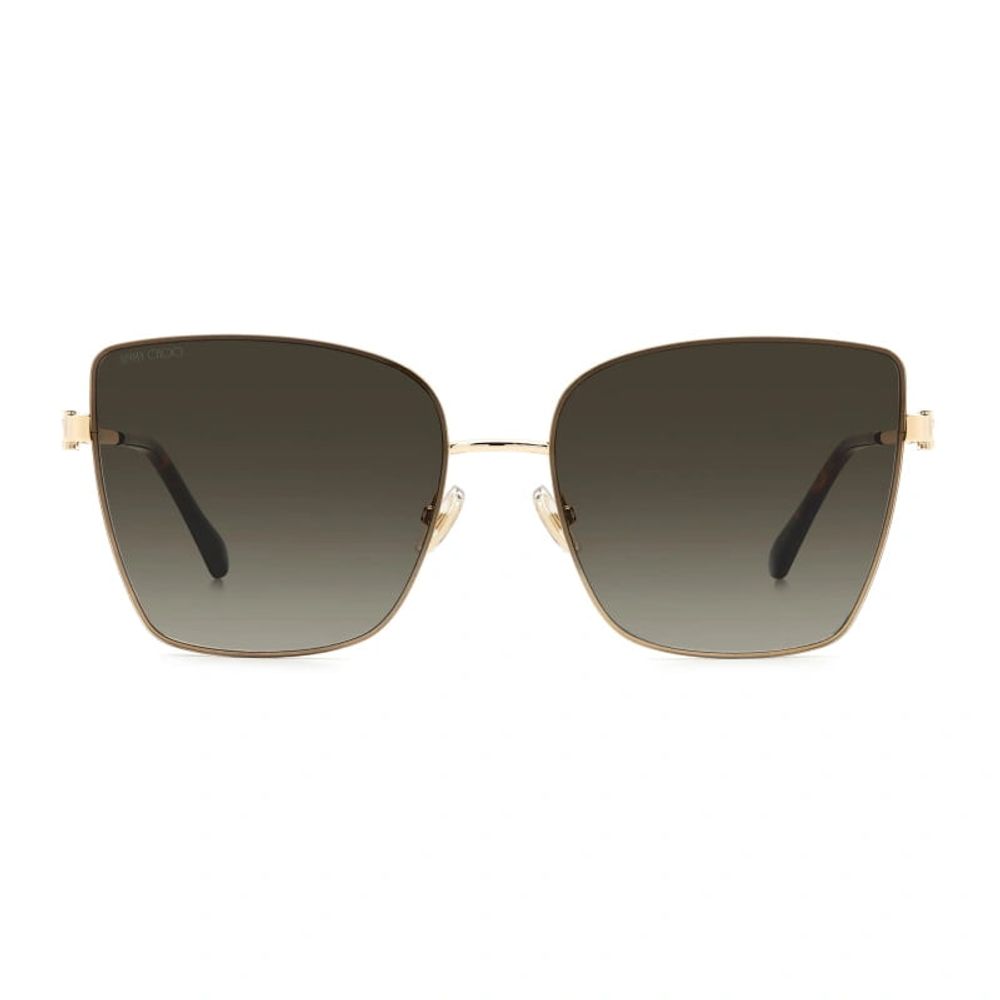 Ochelari de soare Jimmy Choo din metal auriu