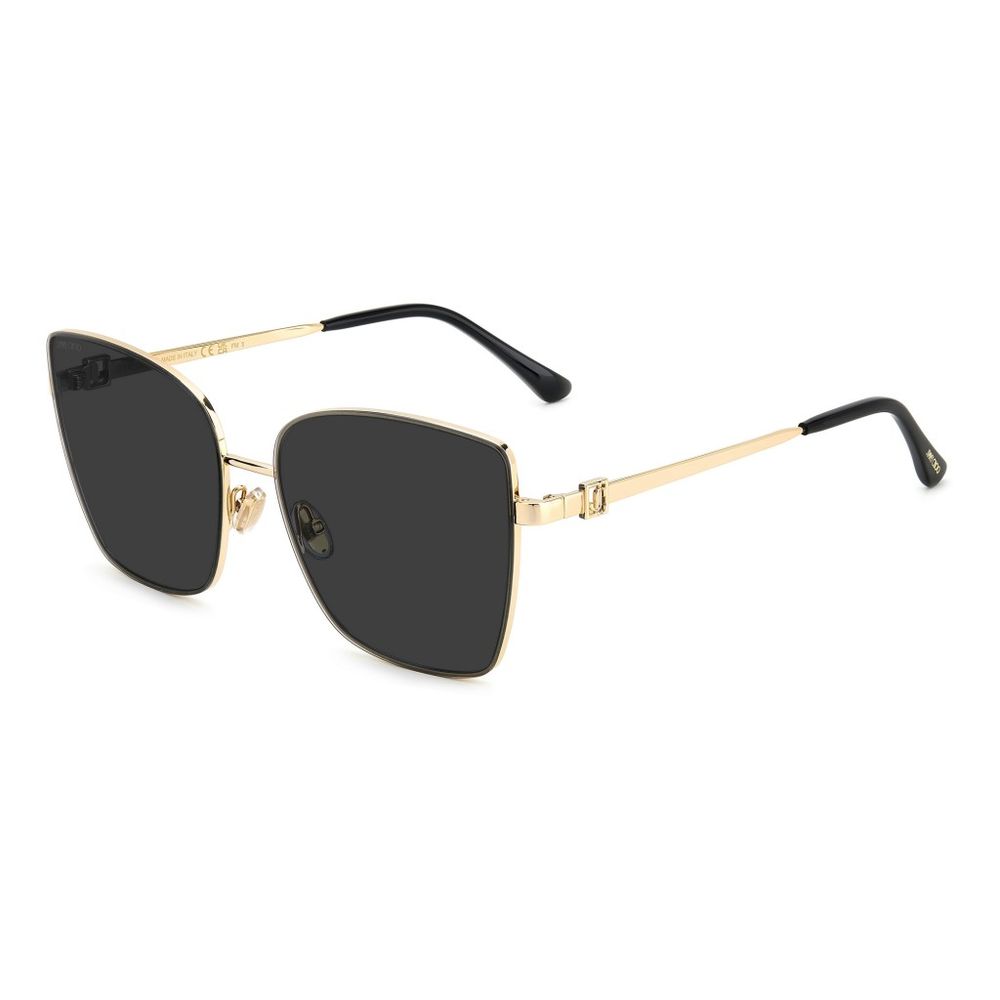 Ochelari de soare Jimmy Choo din metal auriu