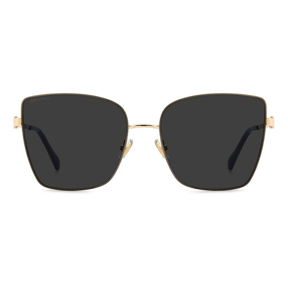 Ochelari de soare Jimmy Choo din metal auriu