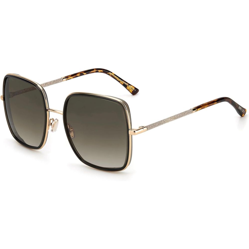 Ochelari de soare Jimmy Choo din metal auriu