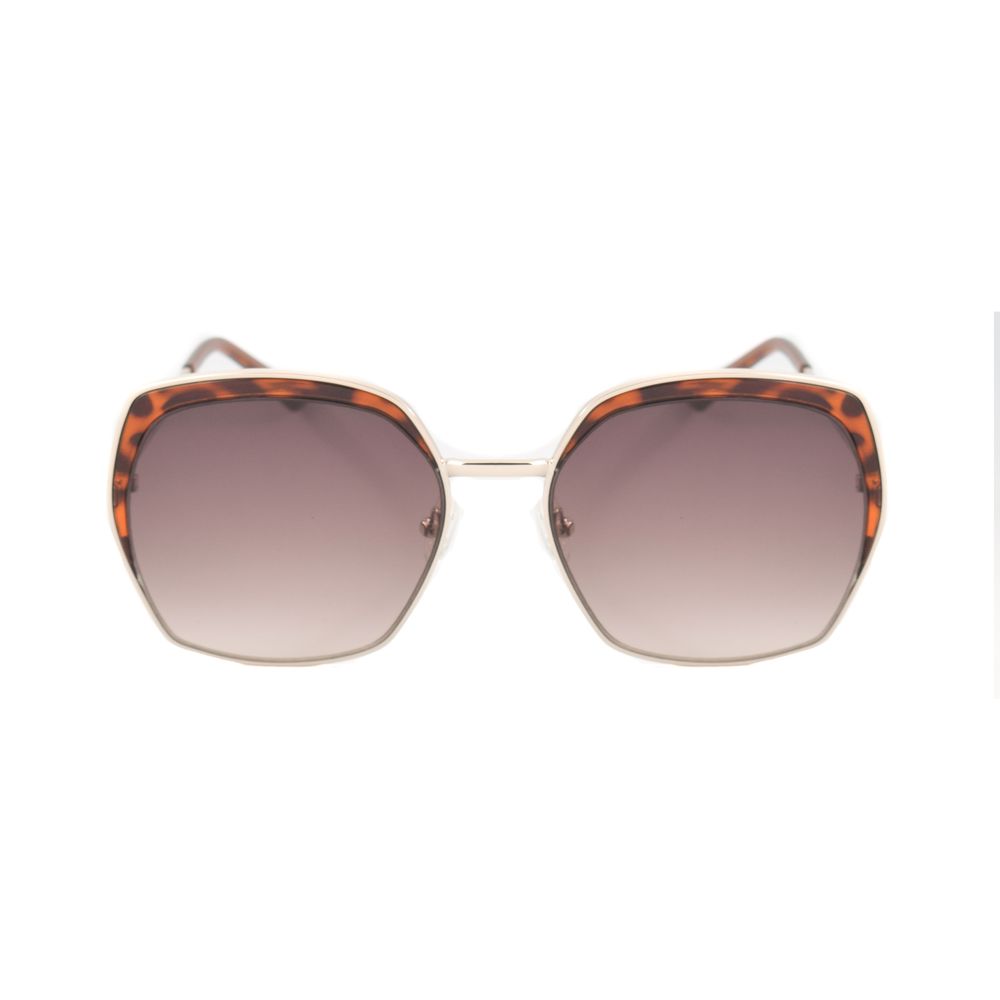 Ochelari de soare Guess din metal auriu