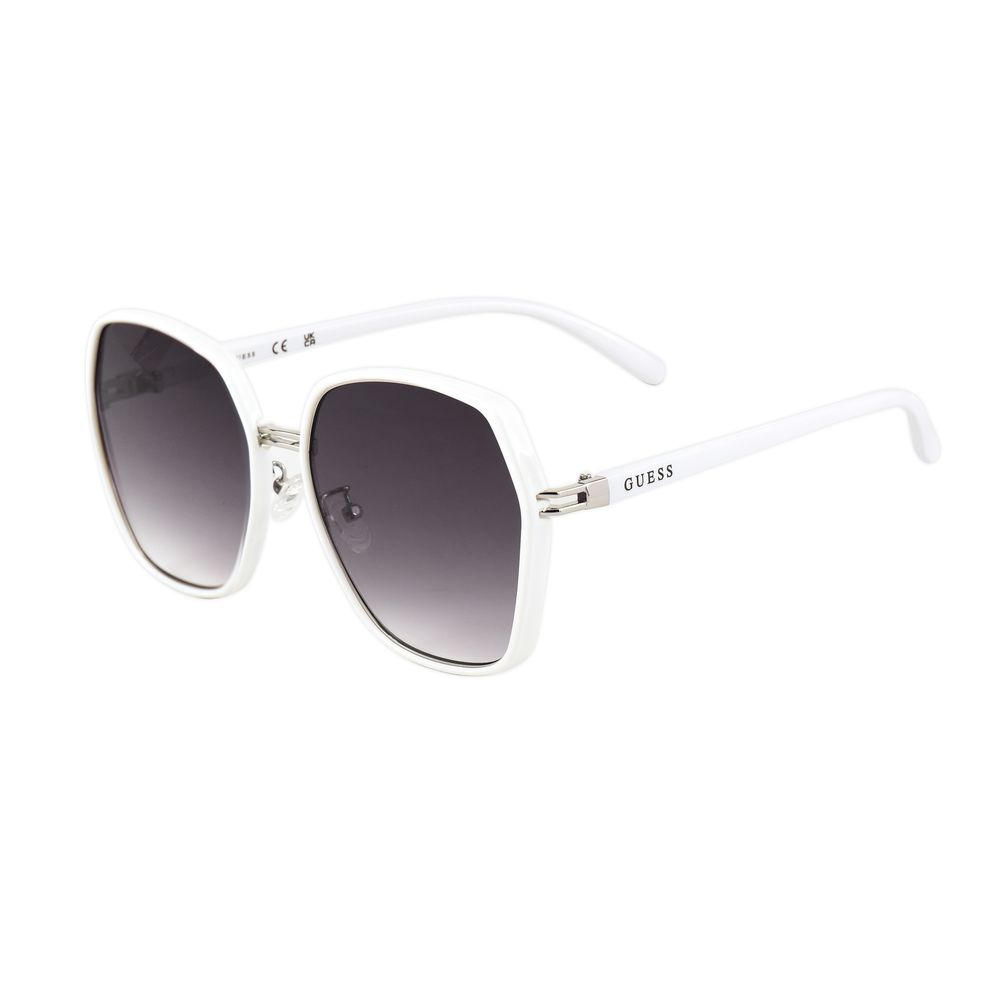 Ochelari de soare Guess din metal alb