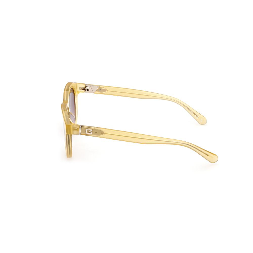 Ochelari de soare Guess din plastic galben