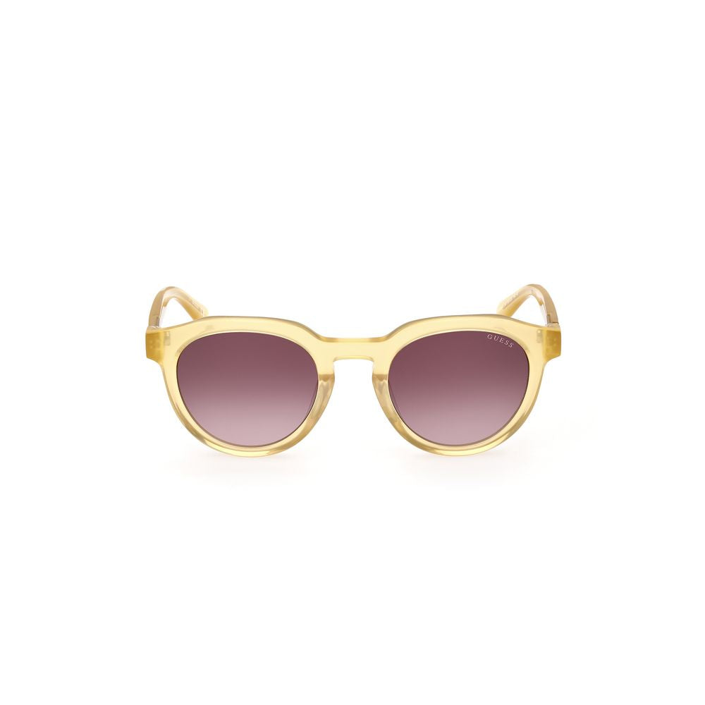 Ochelari de soare Guess din plastic galben