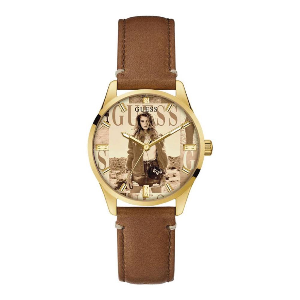 Ceas Guess din piele maro