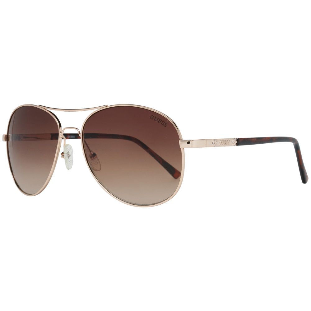 Ochelari de soare Guess din metal auriu