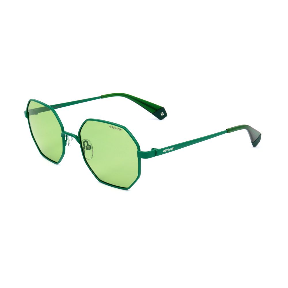 Polaroid Sonnenbrille aus grünem Metall