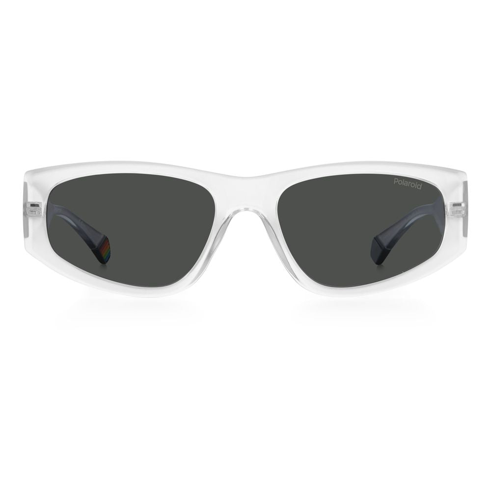 Ochelari de soare Polaroid din plastic transparent