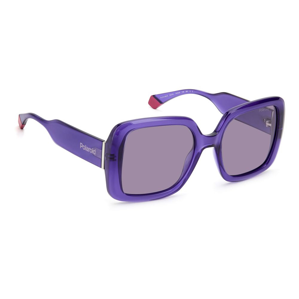 Ochelari de soare Polaroid din plastic violet