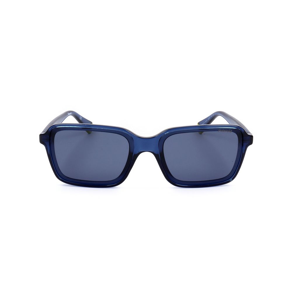 Ochelari de soare Polaroid albaștri metalici