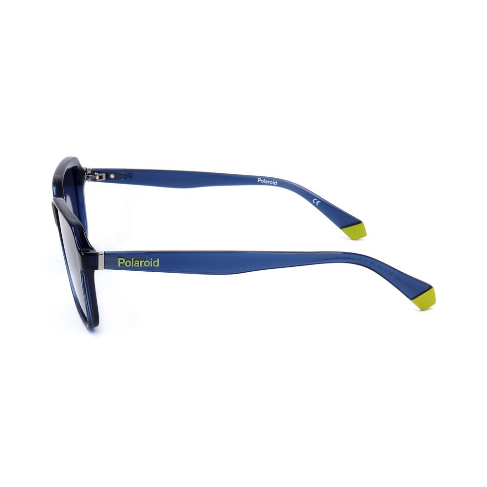 Ochelari de soare Polaroid albaștri metalici