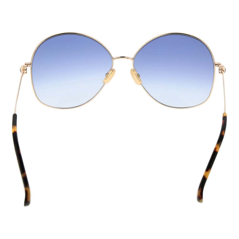 Ochelari de soare Max Mara aurii pentru femei