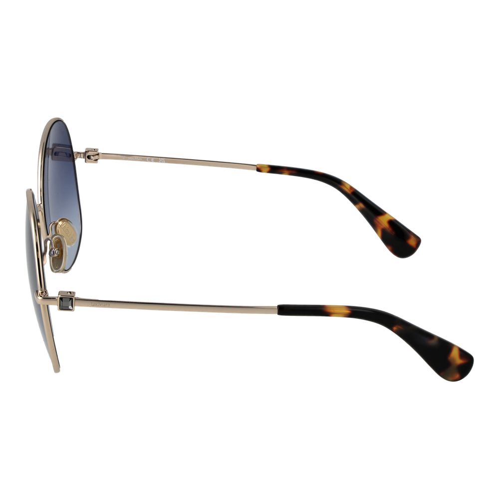 Ochelari de soare Max Mara aurii pentru femei
