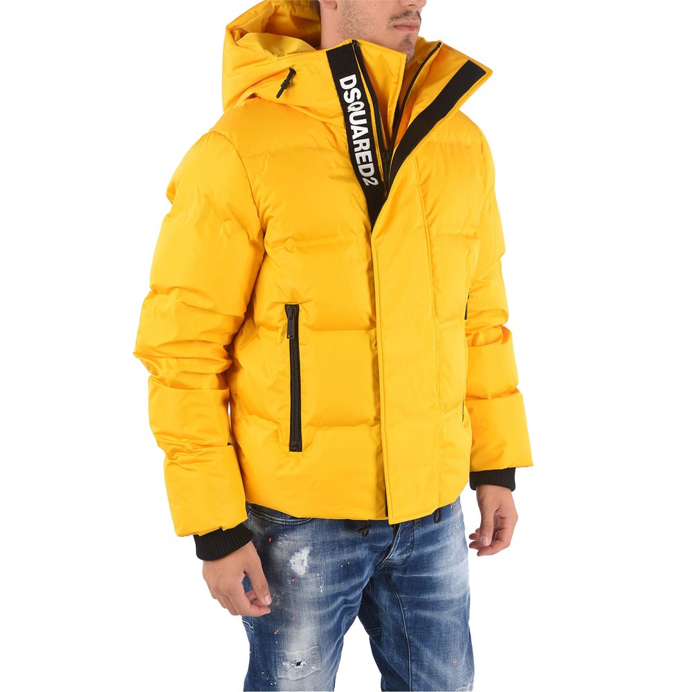 Jachetă bărbătească Dsquared² din nailon galben