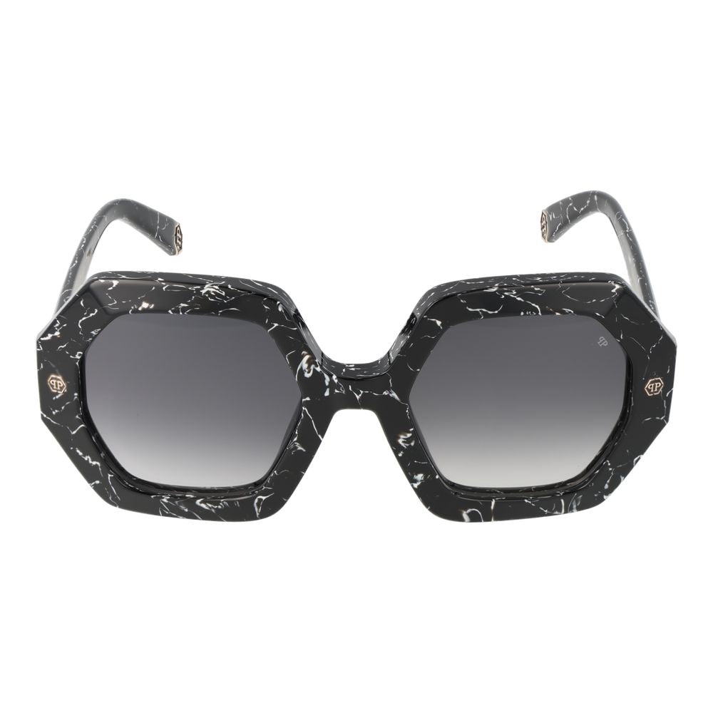 Philipp Plein Schwarze Damen-Sonnenbrille