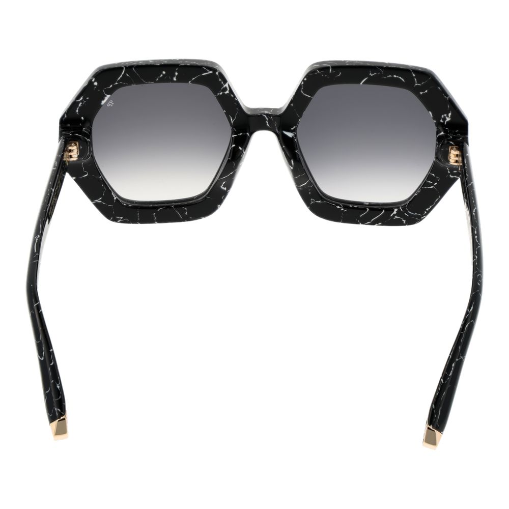 Philipp Plein Schwarze Damen-Sonnenbrille