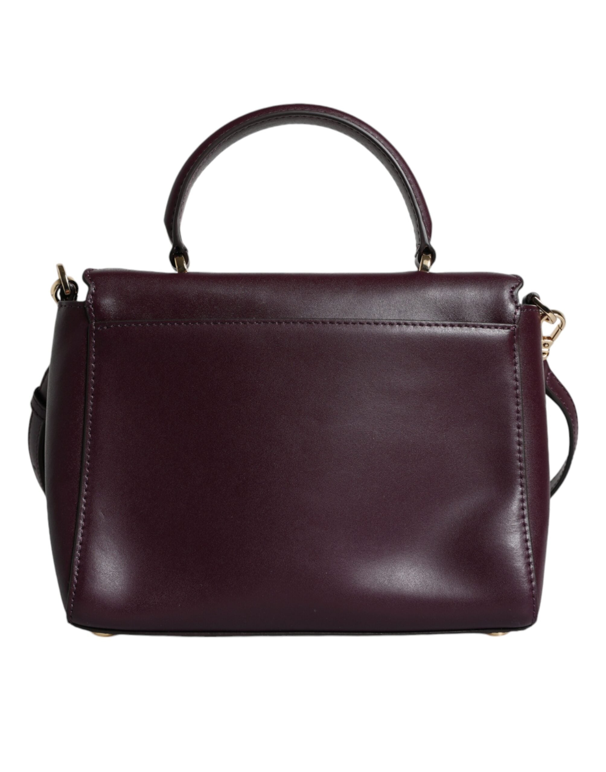 Michael Kors – Umhängetasche „Mindy“ aus lila Leder mit Logo-Schild