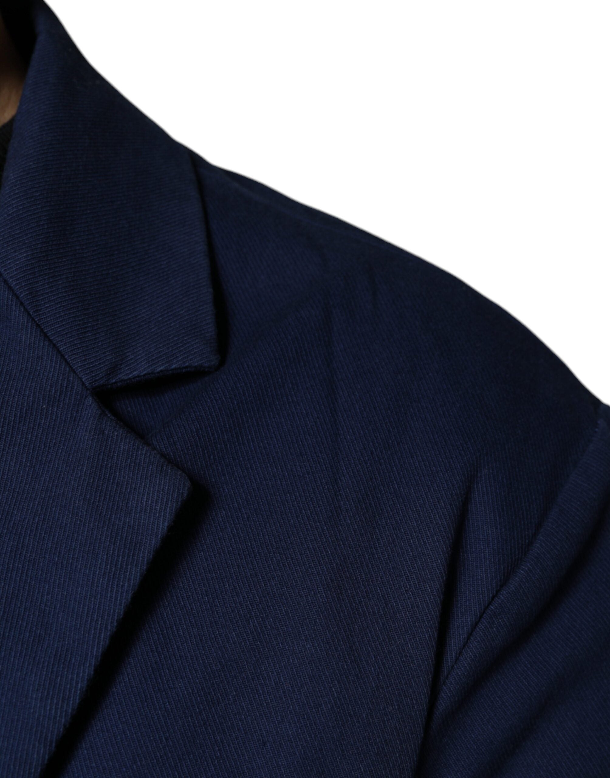 Dolce & Gabbana – Blauer Blazer mit einreihiger Kerbe