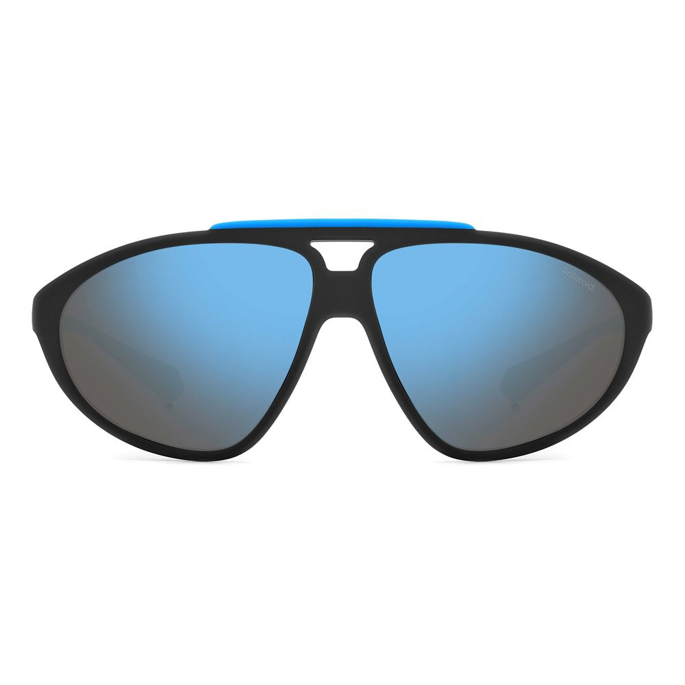 Polaroid Sonnenbrille aus schwarzem Gummi