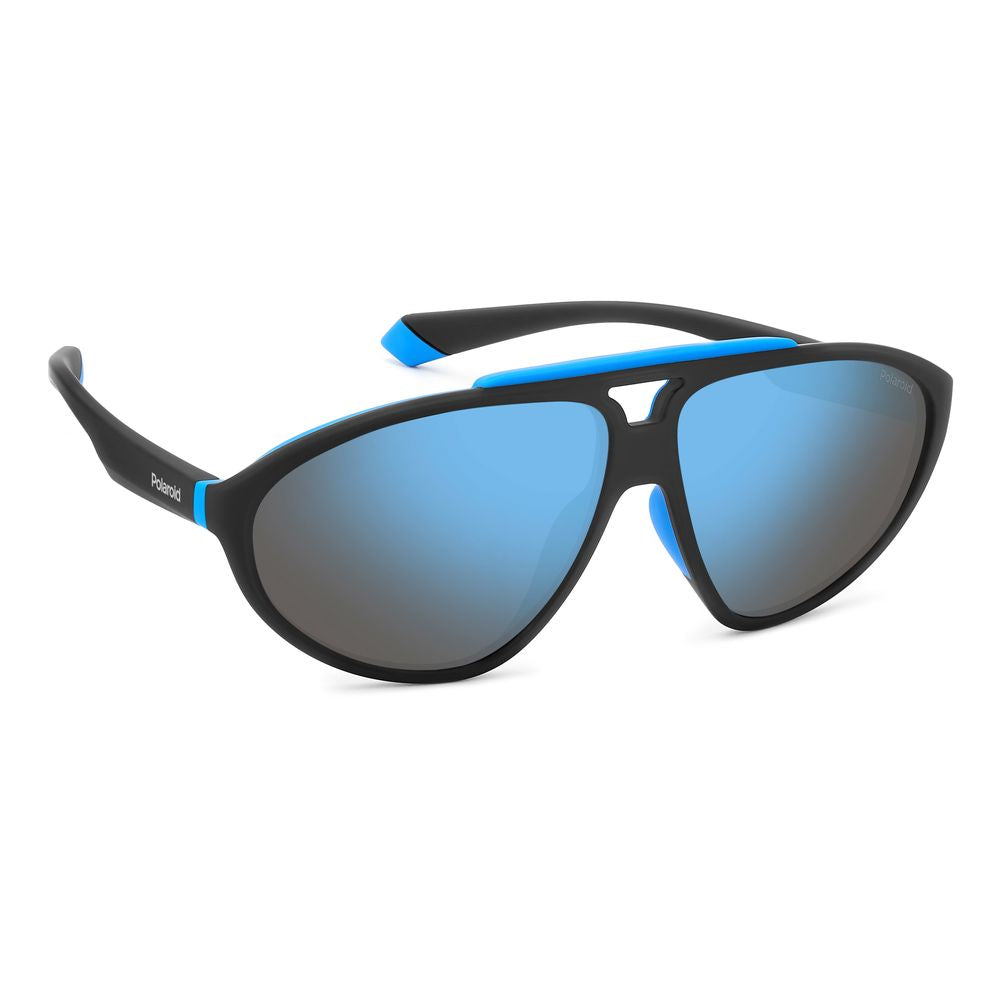 Polaroid Sonnenbrille aus schwarzem Gummi