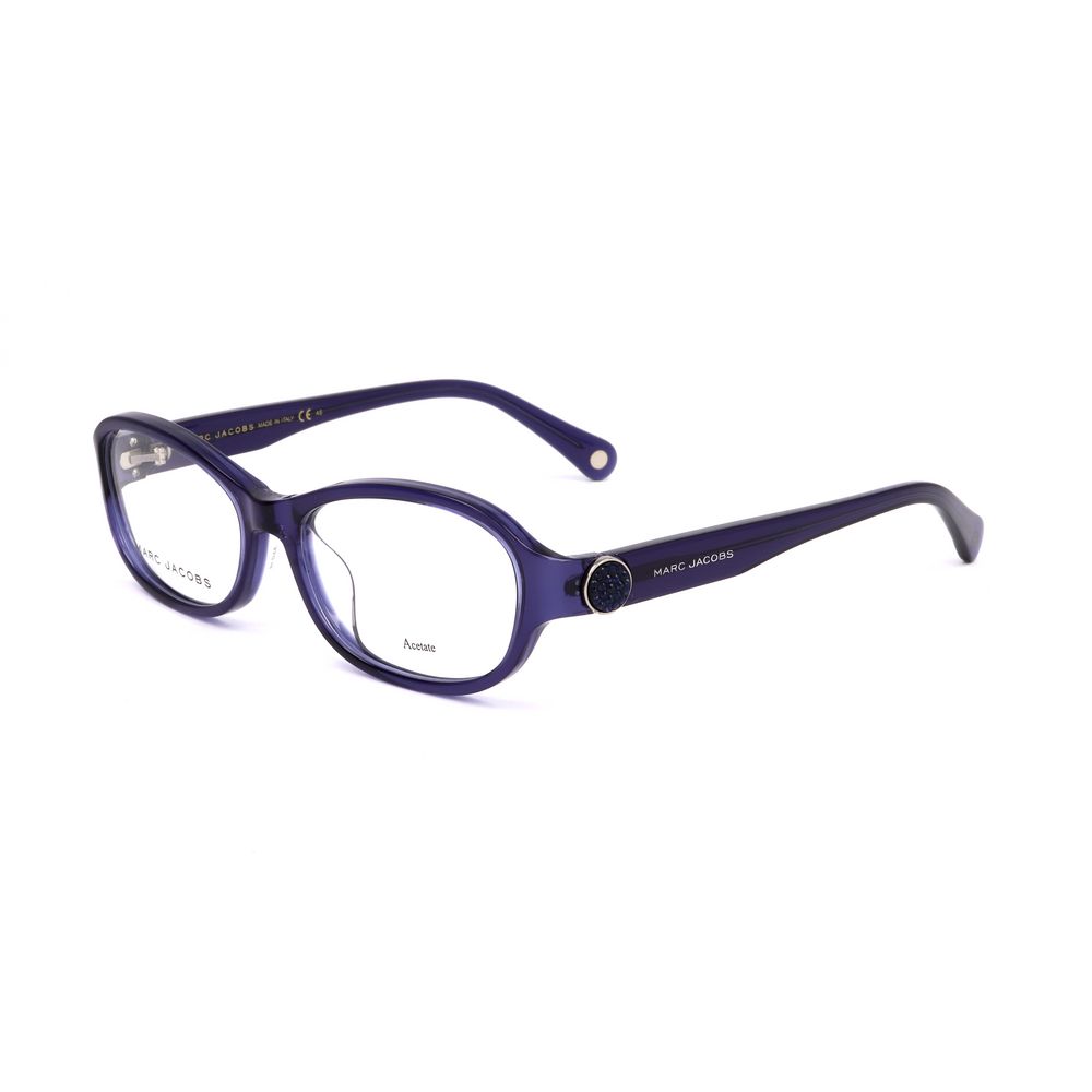 Marc Jacobs – Blaue Brillenfassung aus Kalbshaar