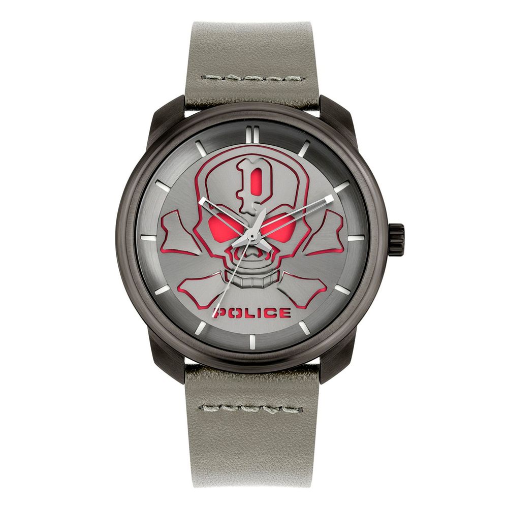 Police – Graue Lederuhr