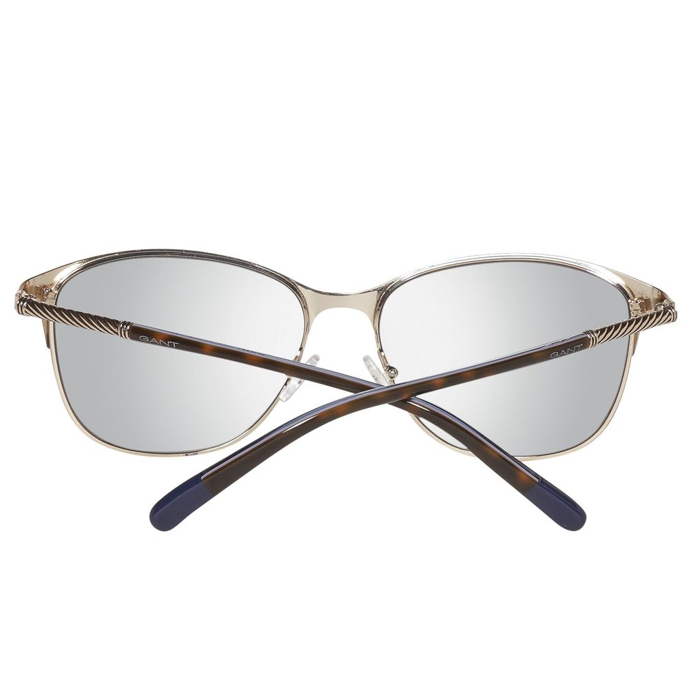 Ochelari de soare Gant maro din metal