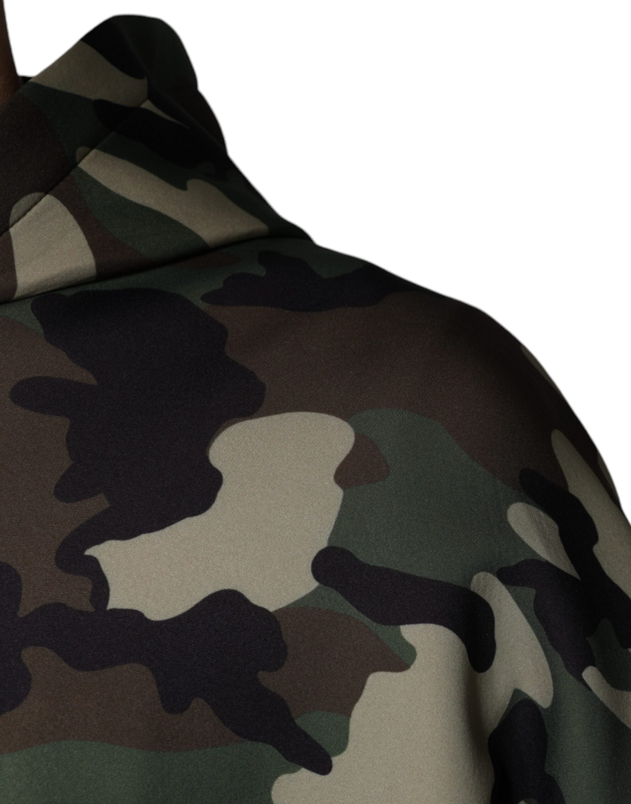 Dolce & Gabbana Hanorac cu glugă multicolor camuflaj