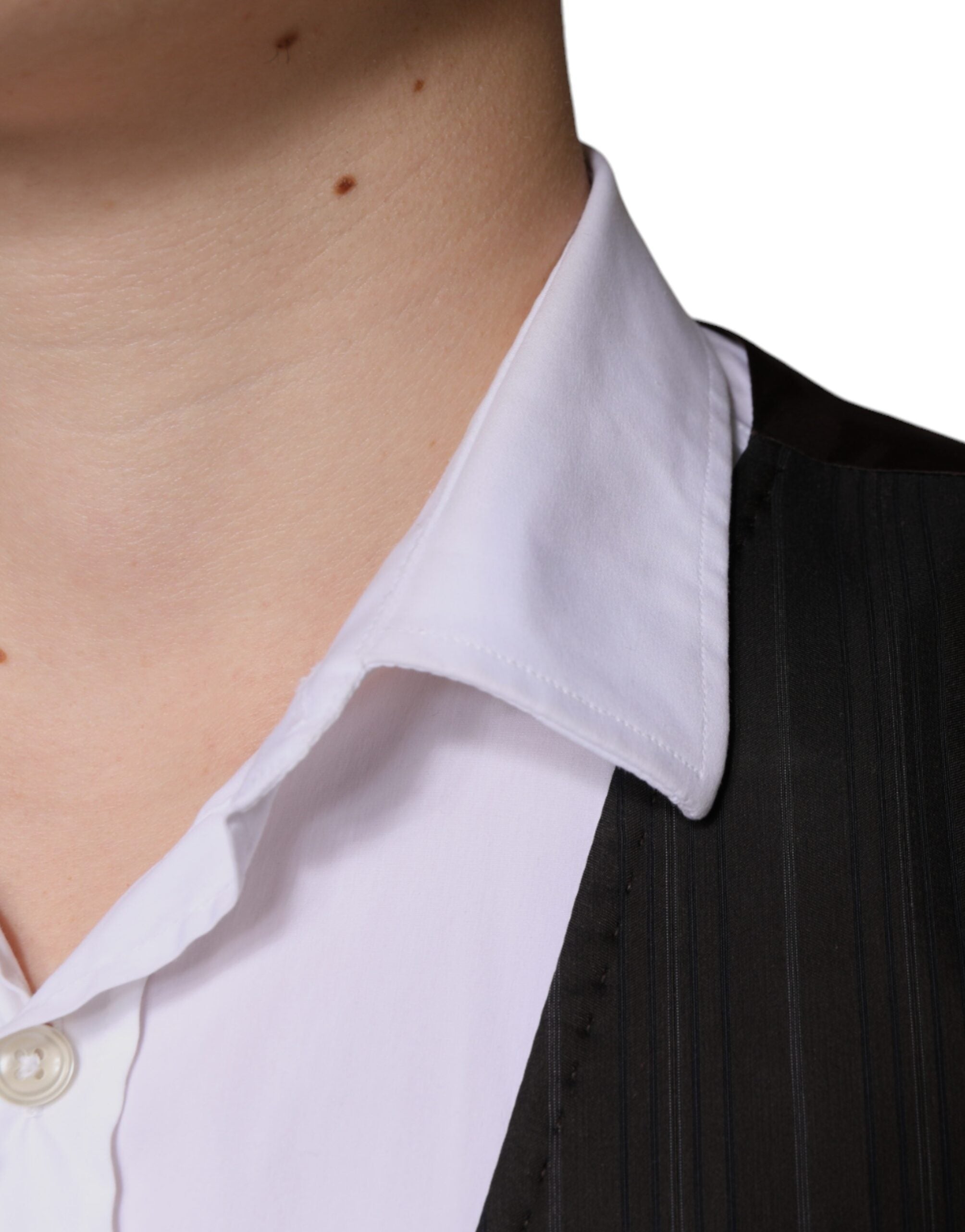 Vestă elegantă Dolce & Gabbana din bumbac negru