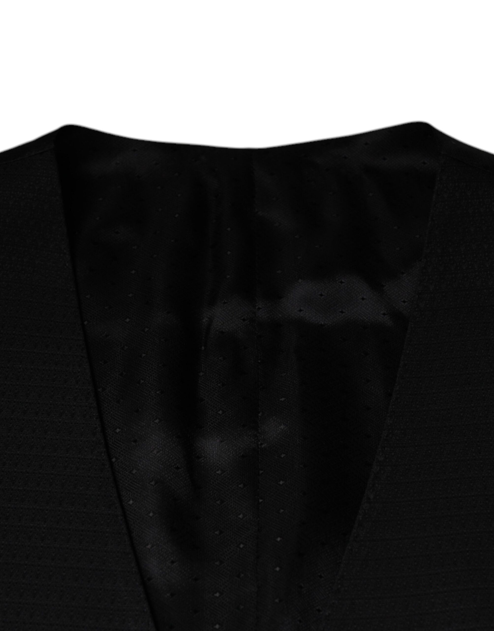 Vestă elegantă Dolce & Gabbana din lână neagră