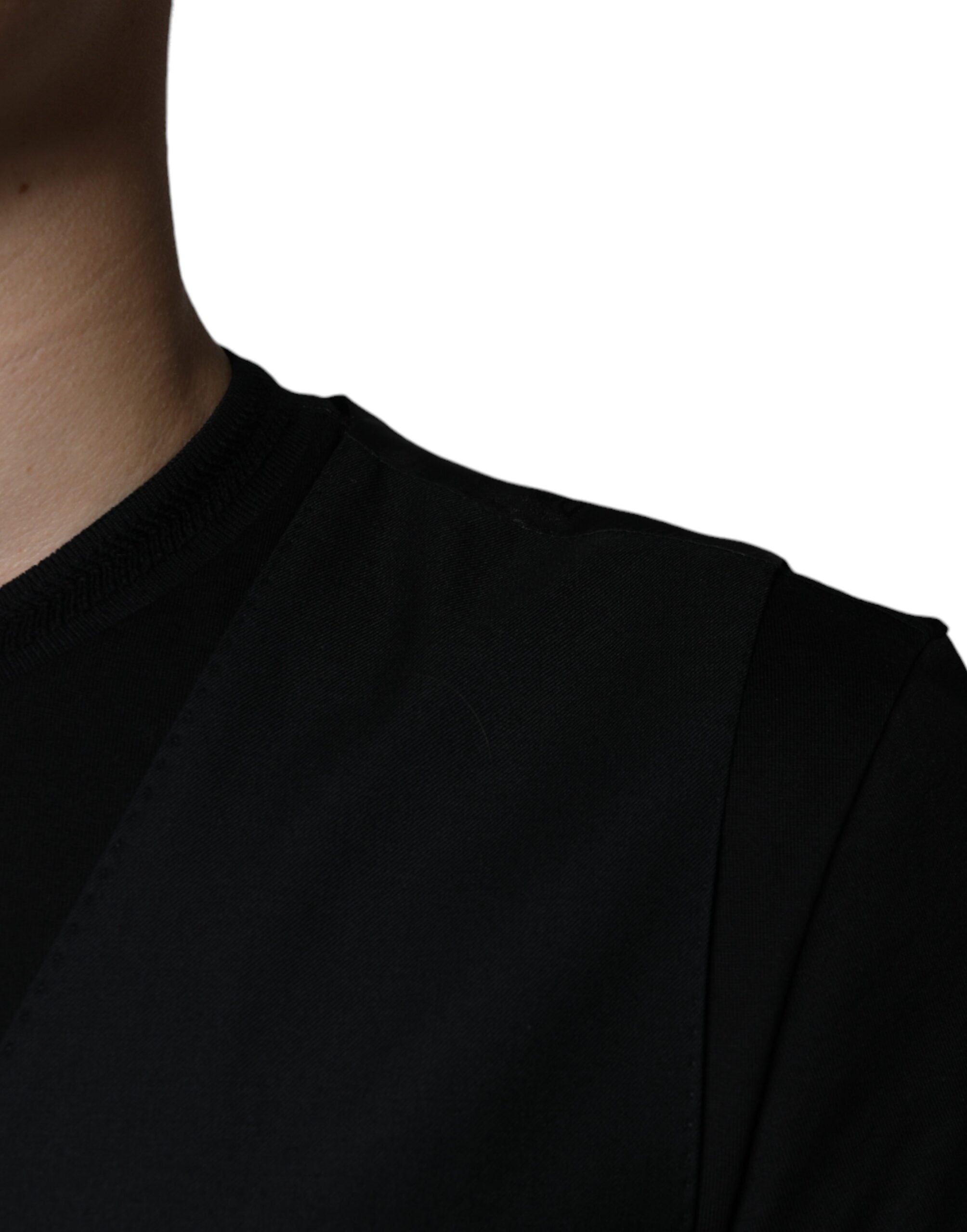 Vestă elegantă Dolce & Gabbana din lână neagră