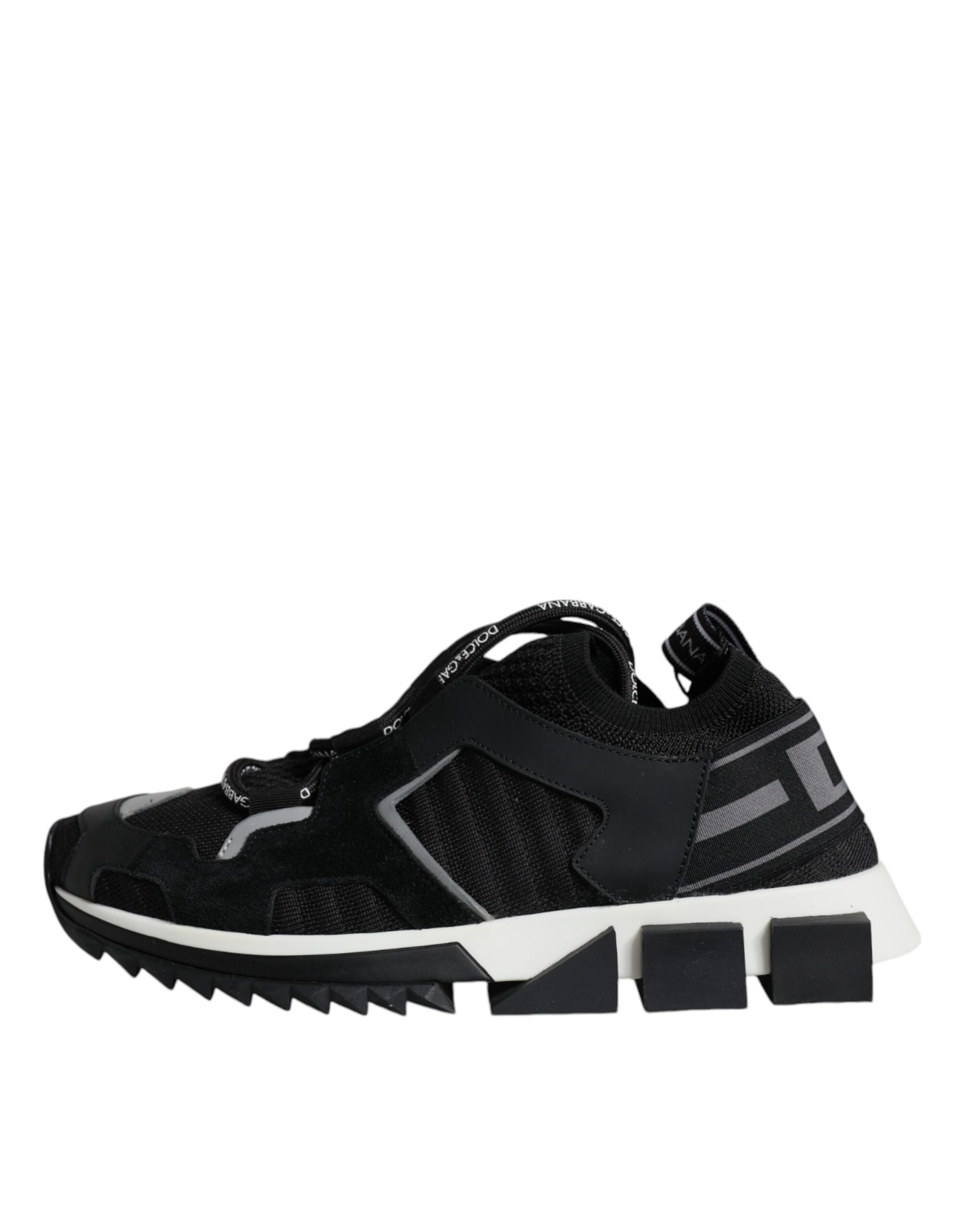 Dolce & Gabbana Sorrento Trekking-Sneakers aus schwarzem Mesh