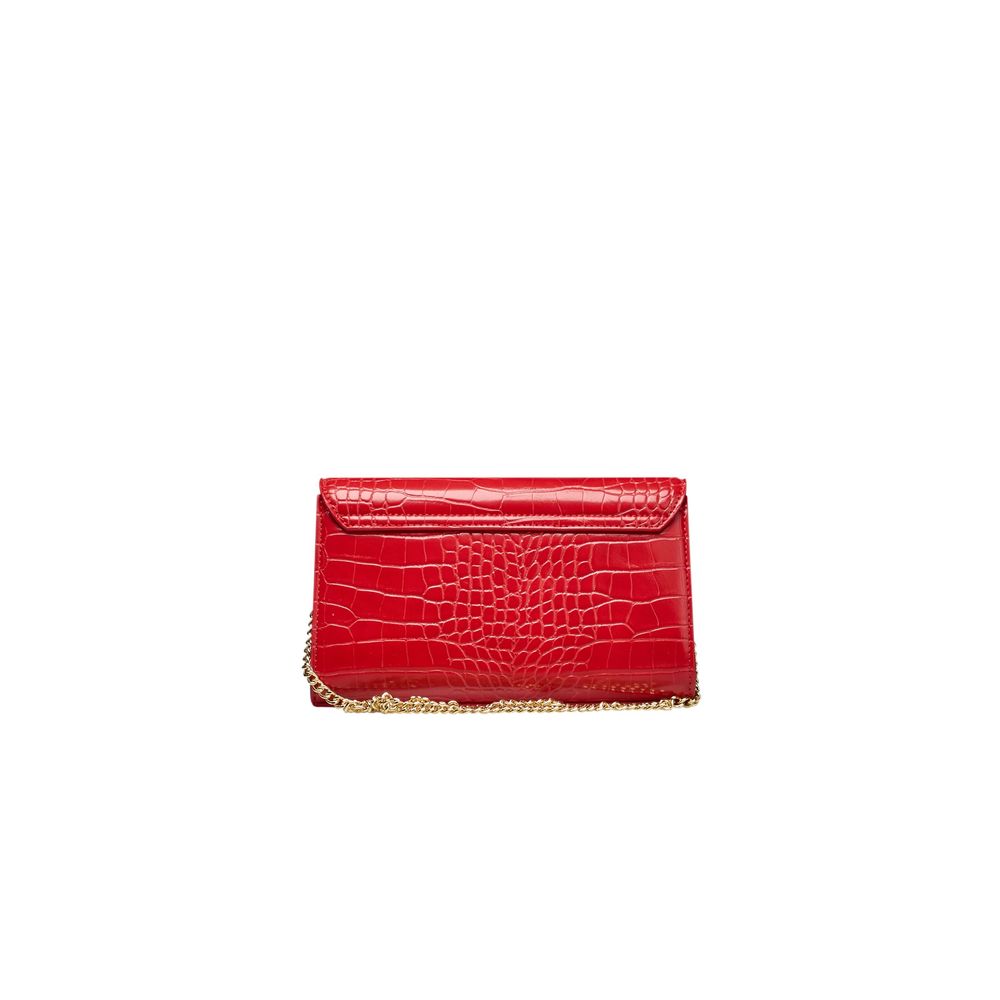 Love Moschino – Rote Umhängetasche aus Polyethylen für Damen