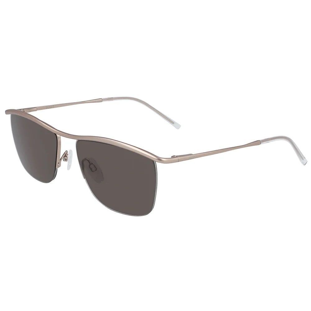 Ochelari de soare DKNY din metal auriu-roz