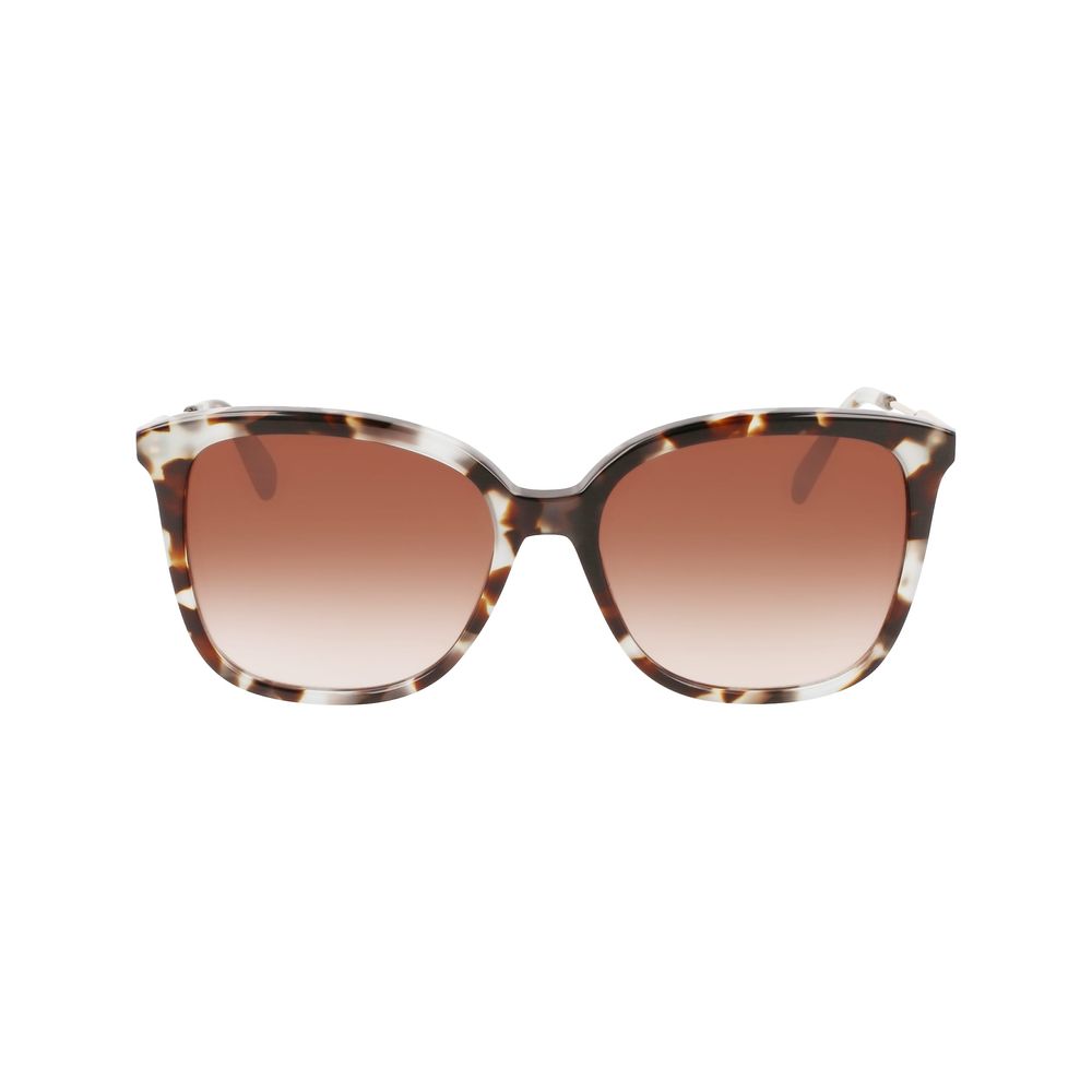 Ochelari de soare Longchamp albaștri Haircalf