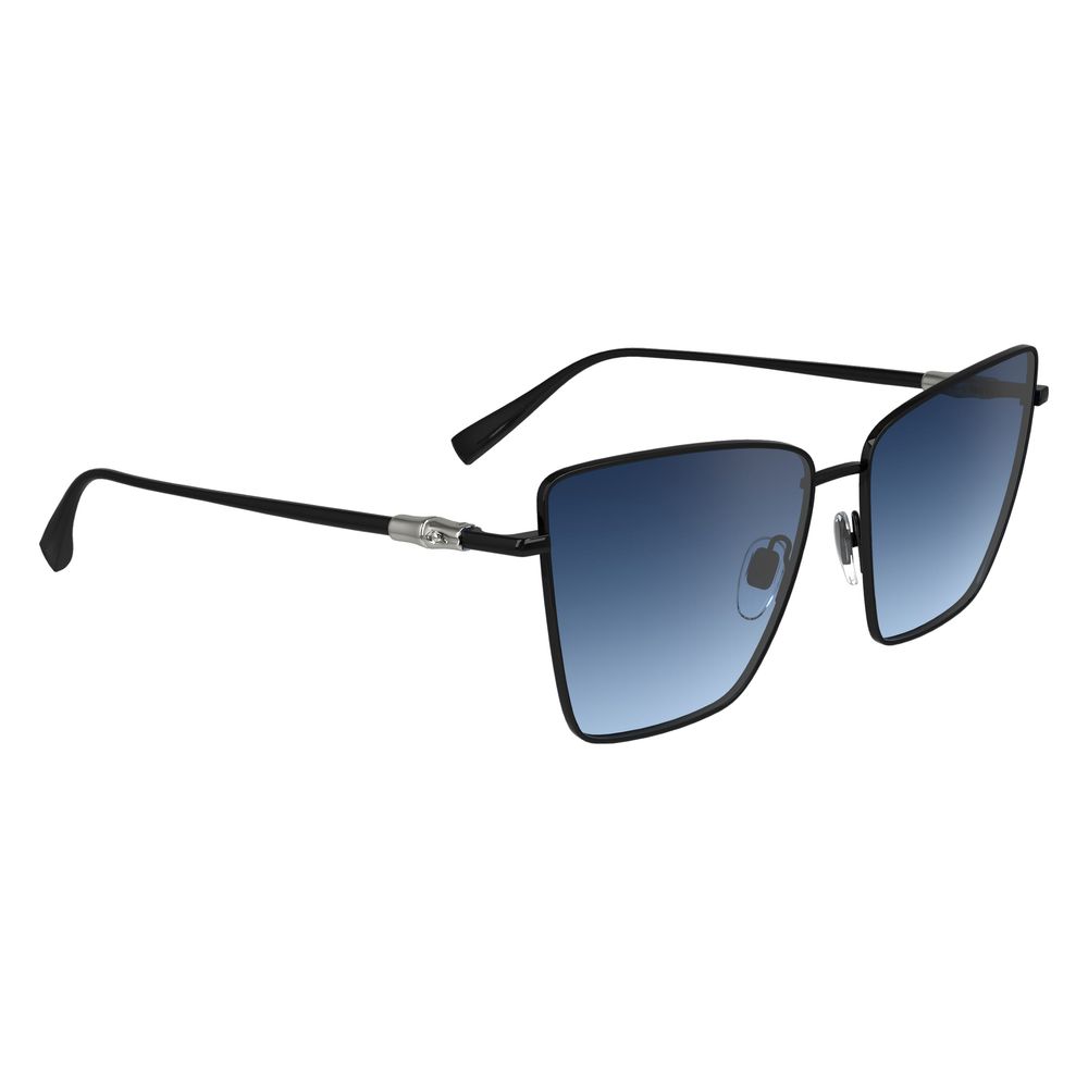 Ochelari de soare Longchamp din metal negru