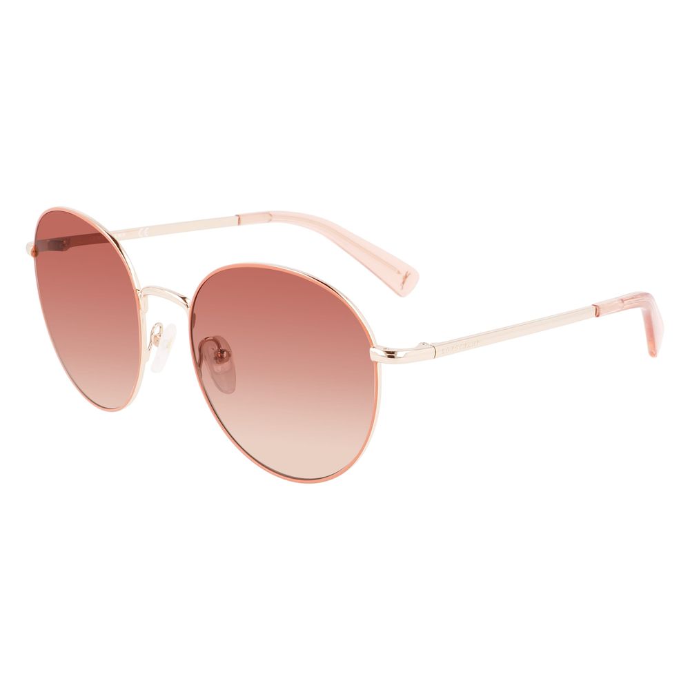 Ochelari de soare Longchamp maro din metal