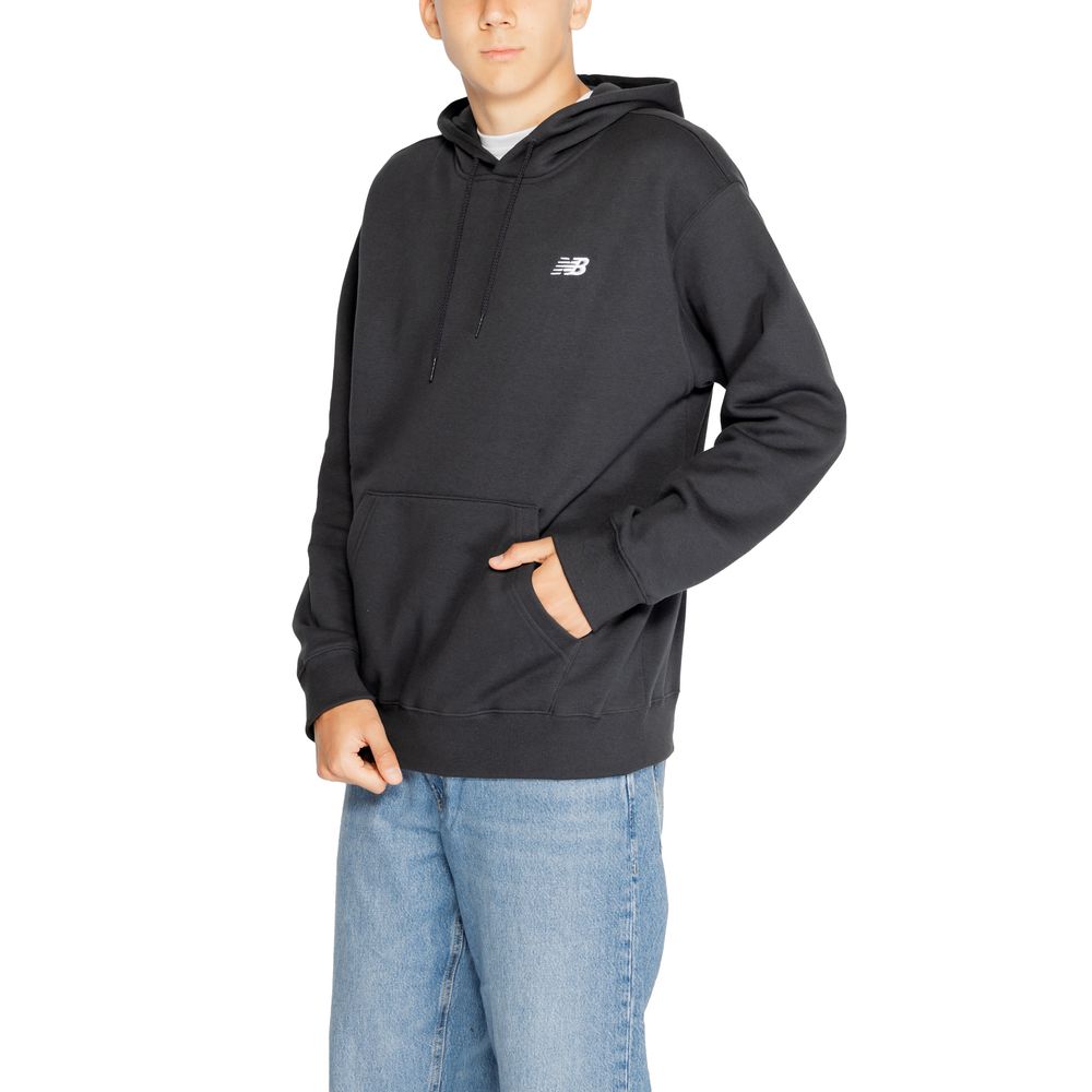 Pulover New Balance negru din bumbac